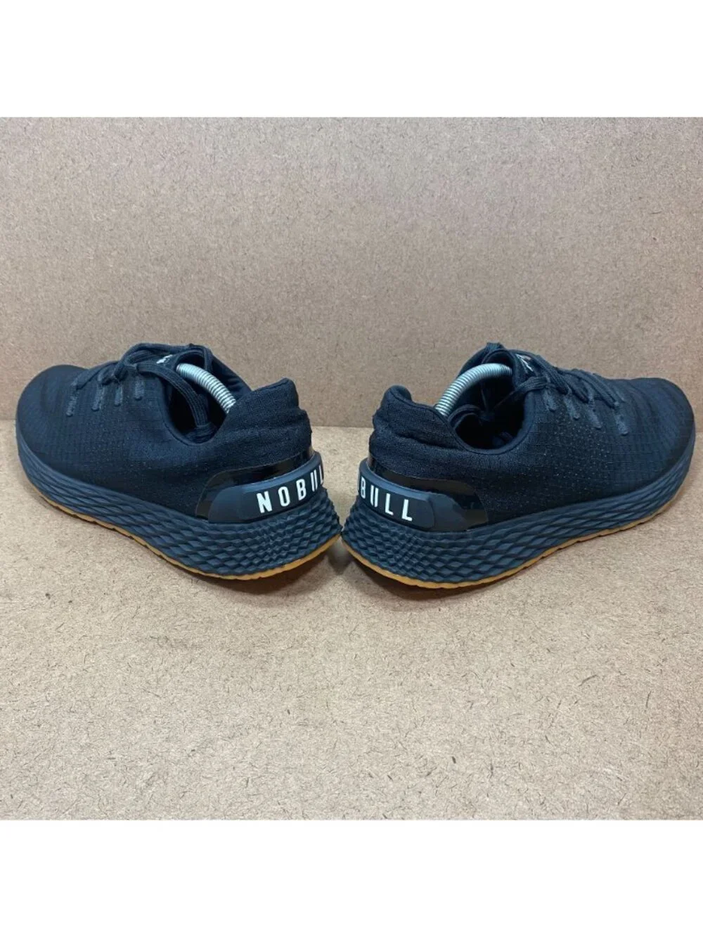 Nobull Mens Allday 365 Black Ripstop Trainers Size 11 Lightweight Shoes Gum Sole